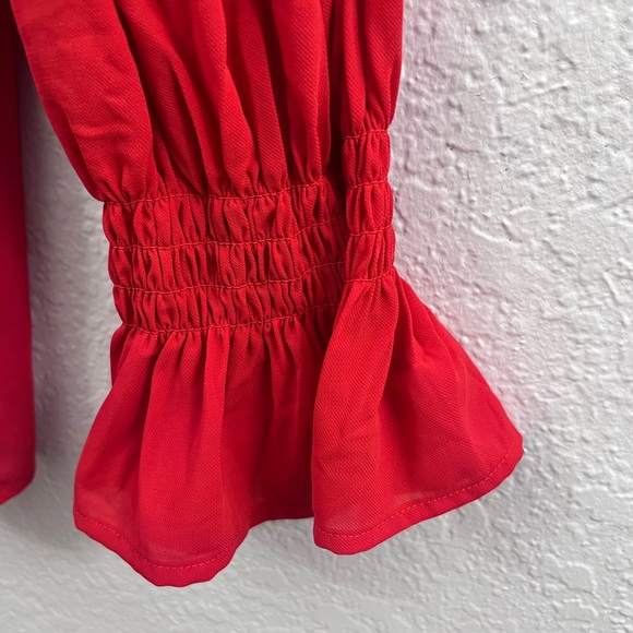 Eloquii red blouse size 14 - Picture 5 of 11